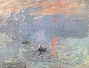 Claude Monet Sunrise (nn02) oil painting on canvas